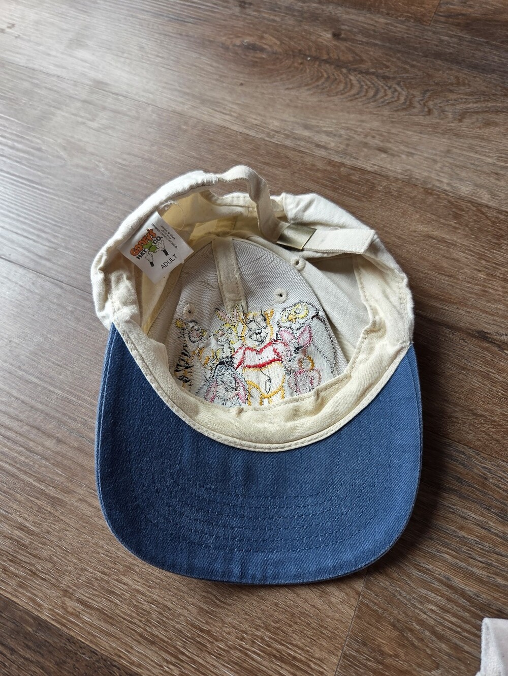Vintage Disney Winnie The Pooh Embroidered Adult Baseball Hat Cap Goofys Hat Co - Picture 5 of 7